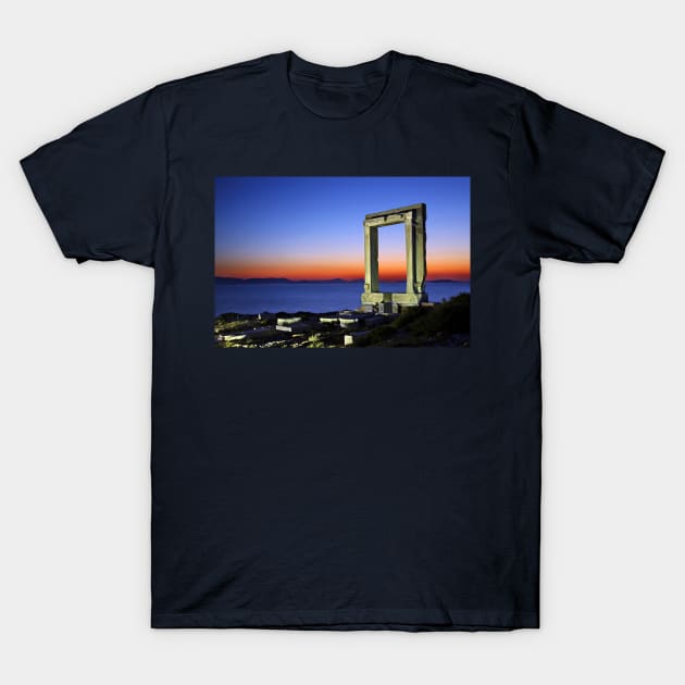 The Portara of Naxos T-Shirt by Cretense72